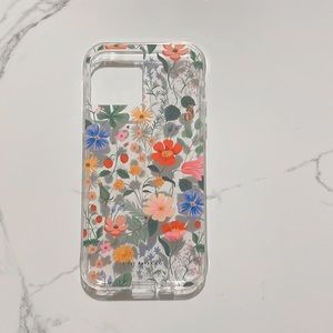 Rifle paper co iPhone 12/12 pro case - strawberry fields